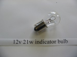 Indicator bulb 12v 21w BA15